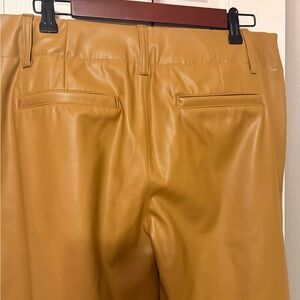 A New Day Target Women Camel Chinos Faux Leather pants